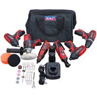 Sealey CP 12Volt Sealey CP1200COMBO2 CP1200 Series 6 x 12V Cordless Power Tool Combo Kit