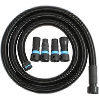 Quick Click Anti-static 3m Hose & 4 piece Dust Extractor Adaptor Set (19-48mm)