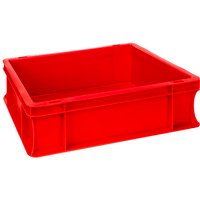 Barton Storage E4312-RED/5 10L Euro Containers - Red Pack of 5 (400 x 300 x 120mm)