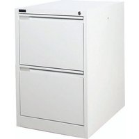 Steelco 2DFCMX 2 Drawer Filing Cabinet (White)