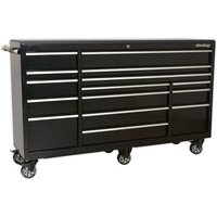 Sealey Sealey PTB183015 Heavy-Duty Rollcab 15 Drawer 1845mm (Black)