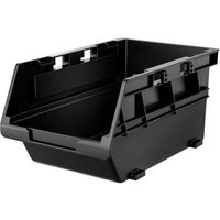 BUNKER BUNKER® 31773 Stack Storage Bin Set 6pk (Black)