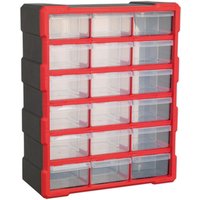 Sealey Sealey APDC18R 18 Drawer Cabinet - Red/Black