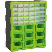 Sealey Sealey APDC39HV 39 Drawer Cabinet - Hi-Vis Green/Black