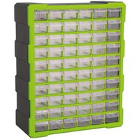 Sealey Sealey APDC60HV 60 Drawer Cabinet - Hi-Vis Green/Black