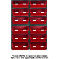 Topstore 96 x TC2 Bin Storage Kit Blue 1828 x 641mm