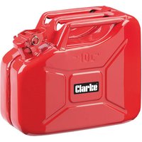 Clarke JC10LS 10 Litre Fuel Can (Red)