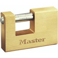 Master Lock Master Lock 608EURD Key 85mm Rectangular Brass Padlock