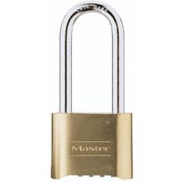 Master Lock Master Lock 175EURDLH 52mm Certified Combination Padlock with Solid Zinc Body with Long Shackle