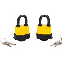 Machine Mart Fort Knox 2 Piece Water Resistant Padlocks