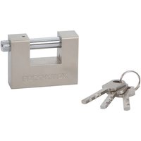 Click to view product details and reviews for Machine Mart Fort Knox 60mm Shutter C Type Block Padlock.