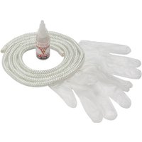 Vitcas 10mm White Stove Rope Seal Kit