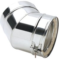 6" Stainless Steel Twin Wall Flue 30° Elbow