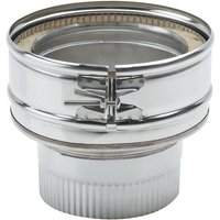 6" to 6" Appliance Connector Vitreous to Stainless