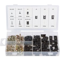 170 Piece U-Clip And Screw Assortment
