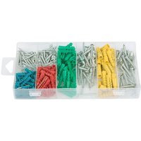 285 Piece Wall Plug and Screw Assortment