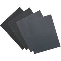 Clarke Clarke Silicon Carbide Sheet 280 x 230mm 4 Pack - Assorted Grit