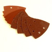 National Abrasives Aluminium Oxide Delta / Detail Sander Sheets - 10 Assorted sheets
