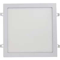 Plafon Led De Embutir Quadrado Branco 24W Panel - LED BRANCO FRIO (6000K)