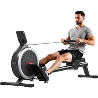 Home Fitness Code Magnetisches Rudergerät für Home Gym Office Workout 16 Stufen einstellbarer Widerstand mit LCD Monitor
