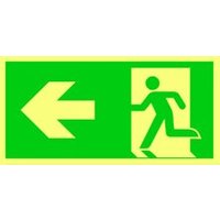 PRZKPL Rettungszeichen links Kunststoff