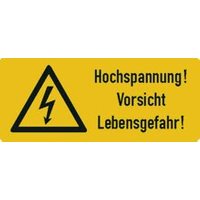 PMSHL 10St Maschinenschild Hochspannung