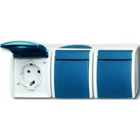 BUSCH 2300/3 EW-54 Dreifachsteckdose waagerecht