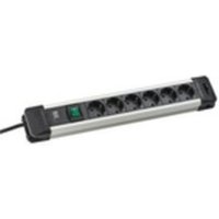 Bachmann 330.101 Steckd.Leiste m.Schalter 6f.