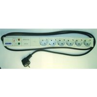 PSSLÜN 19Zoll Steckdosenleiste 6 ÜSS/GVS