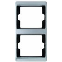 Berker 13240004 Rahmen 2fach senkr. Arsys Edels