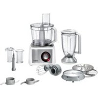 Bosch Küchenmaschine MultiTalent 8 MC812S814, Edelstahl, Weiß