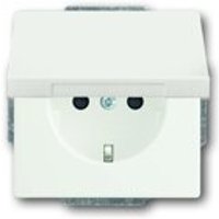 Busch-Jaeger SCHUKO® Steckdosen-Einsatz 20 EUK-884, studioweiß matt