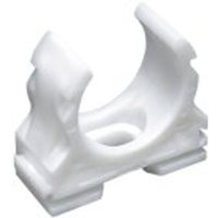 Fränkische clipfix-UV 16 weiß Kunststoff-Klemmschel