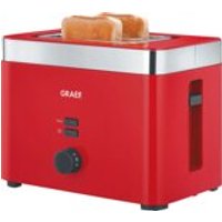 Graef TO 63 Toaster mit Auftaufunktion Rot