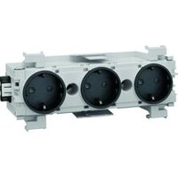Hager GS30019011 Steckdose 3-fach front gs