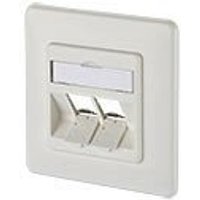 Metz Connect Keystone Anschlussdose UP 2Port unbest.