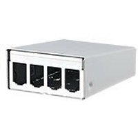 Metz Connect 130861-0402-E Modul AP-Gehäuse 4 Port rw