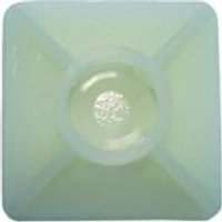 PROTEC.class PKB-BS natur Befestigungssockel 19x19mm / 100 Stück