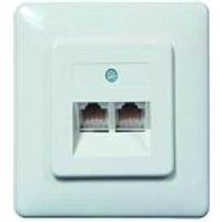 PUAE Anschlussdose AP 2xRJ45 2x8(8) rw