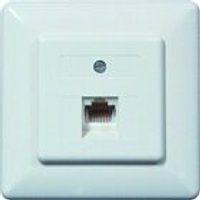 PUAE Anschlussdose 1xRJ45 8(8) UP cw