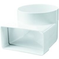 PFKU90 Umlenkstück rund auf flach