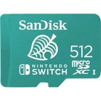 Sandisk microSDXC 512GB UHS-I card for Nintendo Sw