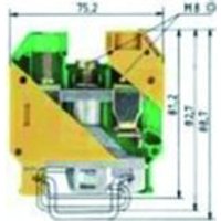 Wieland WKN 70 SL/U Schutzleiterklemme 70Q