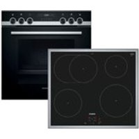 Siemens Einbau-Herdset Induktionskochfeld 60 cm, Backwagen, EQ521IB00
