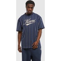 Karl Kani Cursive Varsity Pinstripe T-Shirt