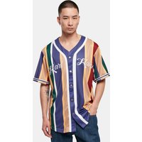 Karl Kani Karl Kani KK Script Stripe Baseball Shirt