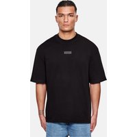 Dropsize Heavy Oversize Front Rubber Patch T-Shirt