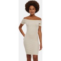 Urban Classics Off Shoulder Rib Kleid