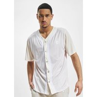 Karl Kani Karl Kani KM232-003-1 KK Og Block Pinstripe Baseball Shirt