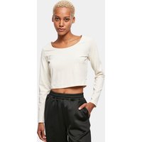 Crop-T-Shirt langarm, Frau Urban Classics Organic